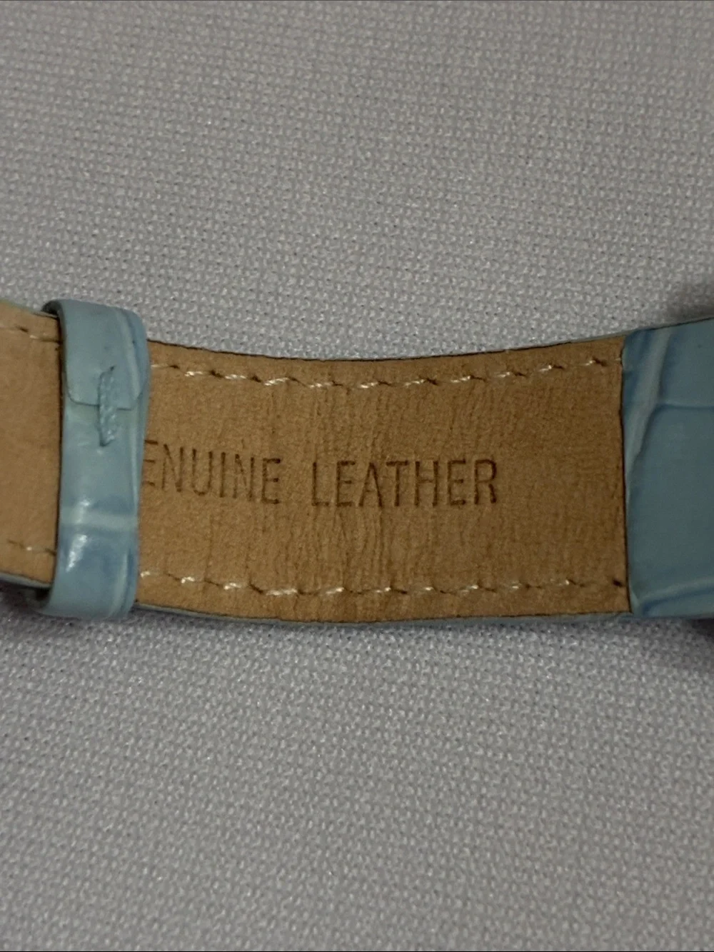 Pastorelli Light Blue Women's Leather Strap Watch